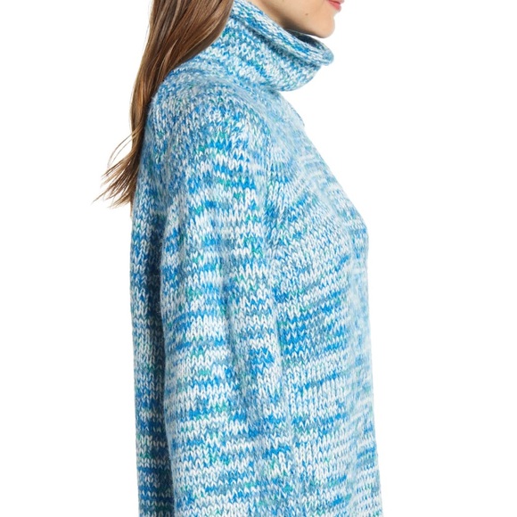 ❄️ Lou & Grey Findley Blue Turtleneck.  EUC, worn once!  Cozy & warm! - Picture 4 of 9
